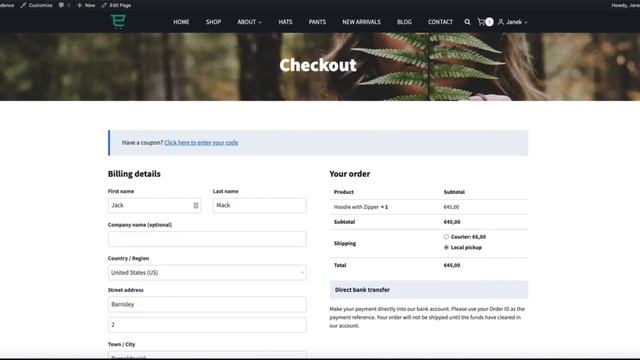 Woocommerce - How to Hide Checkout Fields When Local Pickup is Selected смотреть онлайн