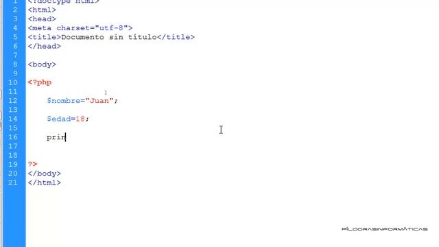 Curso PHP MySQL. Variables y comentarios. Vídeo 4 смотреть онлайн