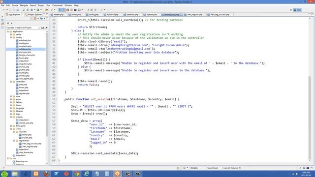CodeIgniter Project Tutorial 4 - Setting a User's Session смотреть онлайн