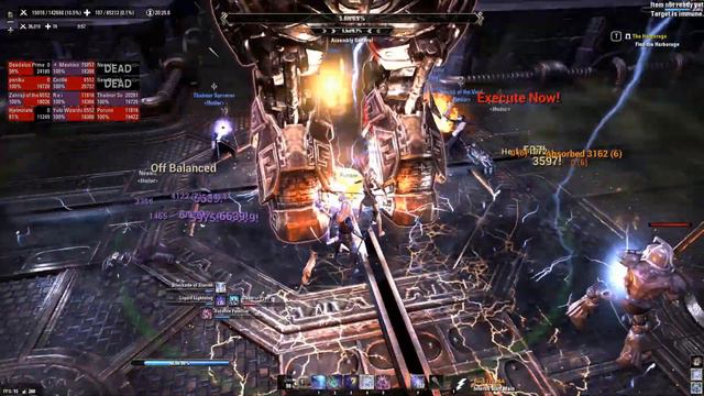 The Elder Scrolls Online MORROWIND - Halls of Fabrication Last Boss Execute PTS Fail