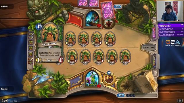 Hearthstone: 8 Legs of Sadness (Tavern Brawl) смотреть онлайн