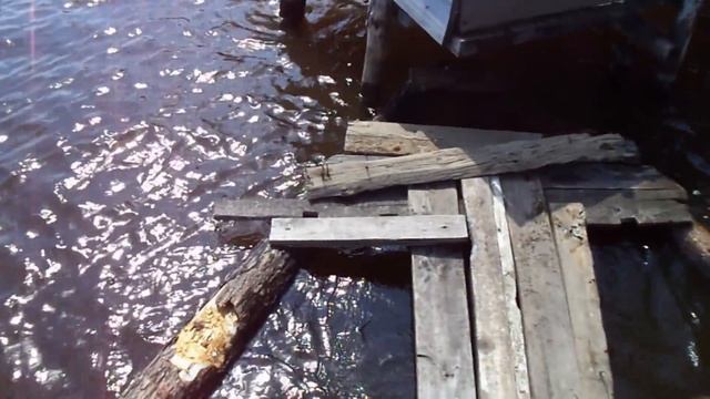 №68 Плаваем на ПЛОТУ ИЗ БРЕВЕН смотреть онлайн