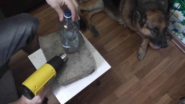 ХОЗБЛОГ. Строительный фен, банка, пластиковая бутылка. смотреть онлайн