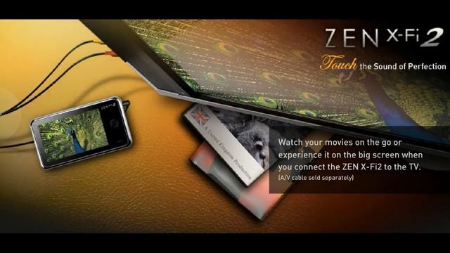 Creative ZEN X-Fi2 touchscreen MP3 player with X-Fi смотреть онлайн