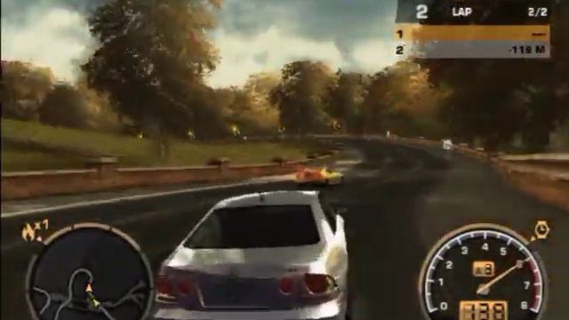 NFS Most Wanted 2005 PS2 - Blacklist 15 race (emulated through AetherSX2 android) смотреть онлайн