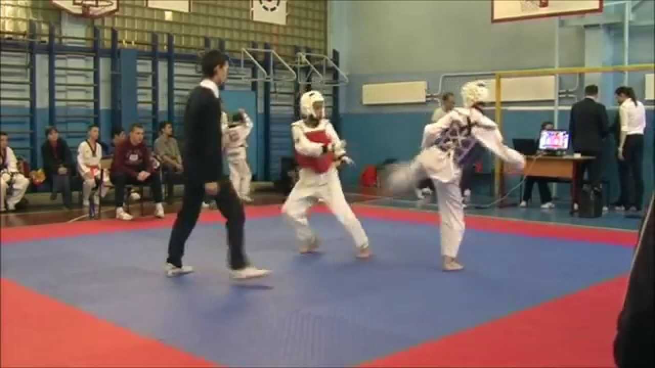 Taekwondo WTF. V Открытое Первенство района Кузьминки. 29.03.2015. Федяев-Тагызаде. смотреть онлайн