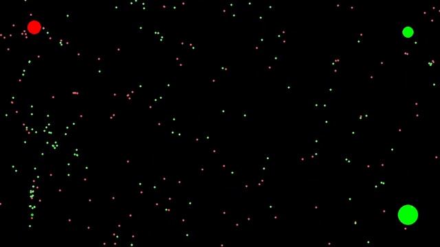 python, симуляция в pygame "Роевой интеллект" смотреть онлайн