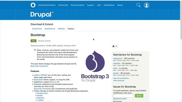 Using Bootstrap 3 in Drupal 8, 2.1: Download the Bootstrap Theme смотреть онлайн