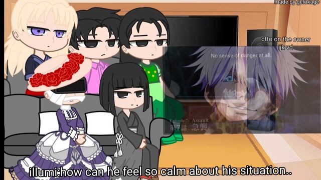zoldyck family react to killua as gojo ll gacha reaction ll no part 2 смотреть онлайн