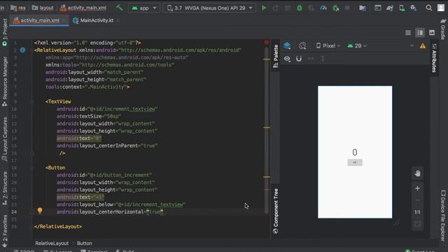 (Kotlin 2020) How to create an Increment +1 App in Android Studio смотреть онлайн