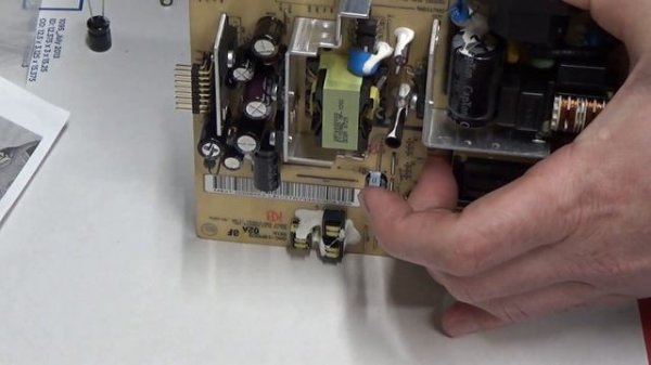 Replacing Capacitors in Acer AL2216W Computer Monitor