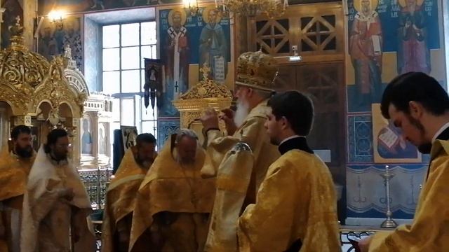 Благодарственный молебен об окончании Калужской Духовной семинарии и Калужского Духовного училища. смотреть онлайн