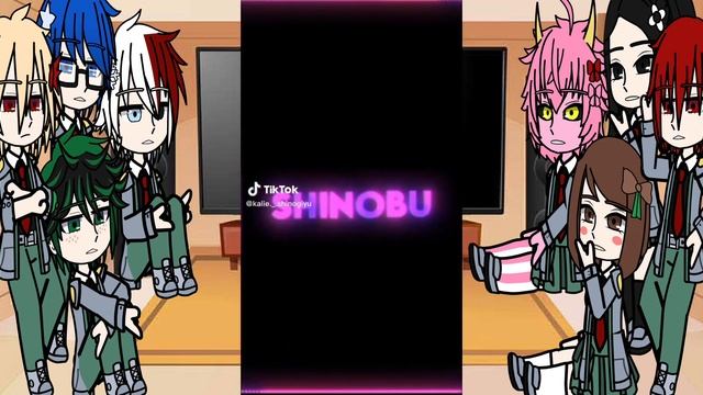 bnha react to y/n as shinobu part 2?? смотреть онлайн