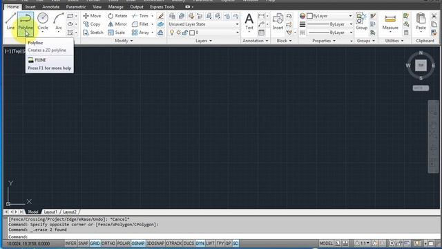 AutoCAD 2012 urdu tutorial part3 - Using the modify commands pt2 смотреть онлайн