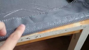 Натяжка гриля тканью Audiocore 1001A