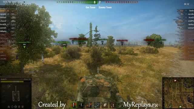 WOT: Prohorovka - Object 704 - 6 frags - смотреть онлайн
