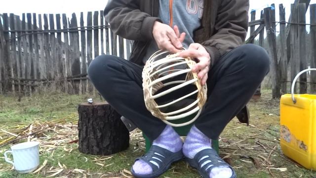 Корзина из корней сосны. смотреть онлайн