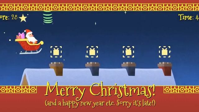 Santa Runner Game смотреть онлайн