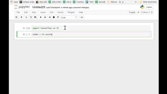 hello world of tensorflow in python 3 смотреть онлайн