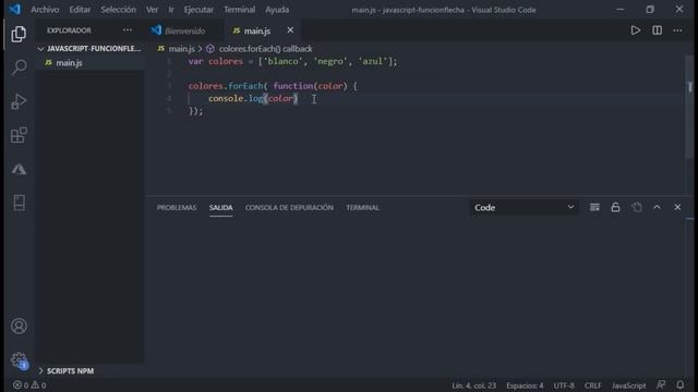 Función Flecha en ¡5 minutos! - Javascript смотреть онлайн