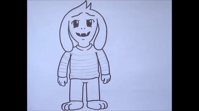 How To Draw Asriel from Undertale ✎ YouCanDrawIt ツ 1080p HD смотреть онлайн