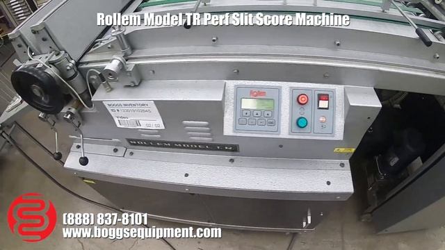 Rollem Model TR Perf Slit Score Machine смотреть онлайн