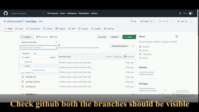 How to create staging and production environment on amplify console with react and GitHub || Part смотреть онлайн