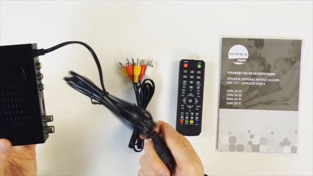 Приёмник DVB-T/T2 SUPRA SDT-97 смотреть онлайн