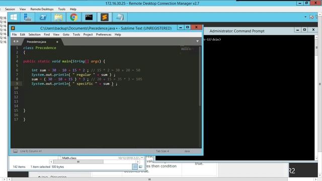Learn to Program with Java version 11 - Part 12 : Write Java precedence #getajobinit смотреть онлайн