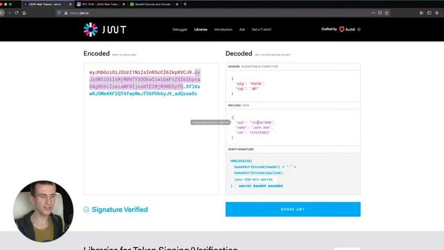 What is a JSON Web Token? (Introduction to JWT) смотреть онлайн