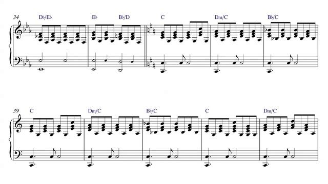 Genesis - Afterglow - Piano Sheet Music + PDF смотреть онлайн