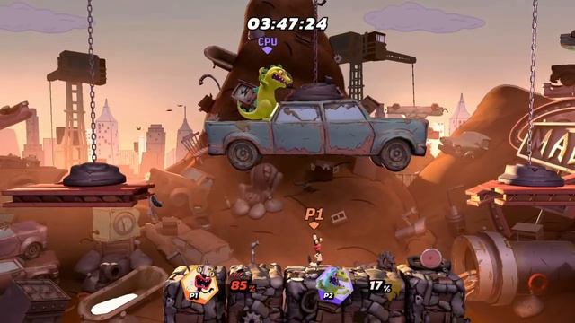 Nickelodeon All-Star Brawl PS4 gameplay смотреть онлайн