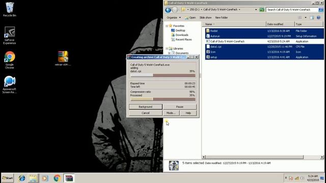 How to Make .EXE Setup Installer File using Winrar (SFX Options). Can Install without winrar смотреть онлайн
