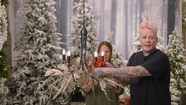 How To Decorate: A Christmas Chandelier (PART 1/3)