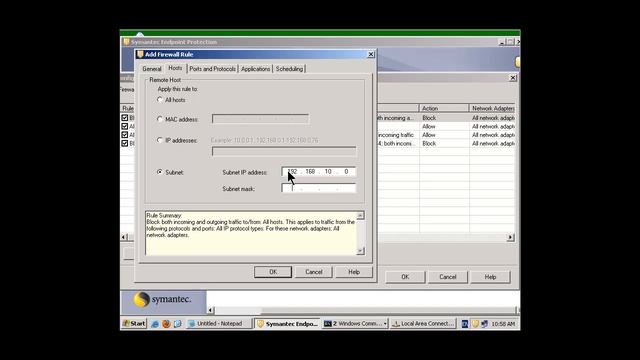 Block internet with Symantec Endpoint Protection firewall.mp4 смотреть онлайн