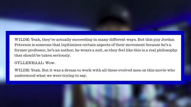 Olivia Wilde Calls Jordan Peterson the "INCEL GOD" and a "PSEUDO-INTELLECTUAL" смотреть онлайн