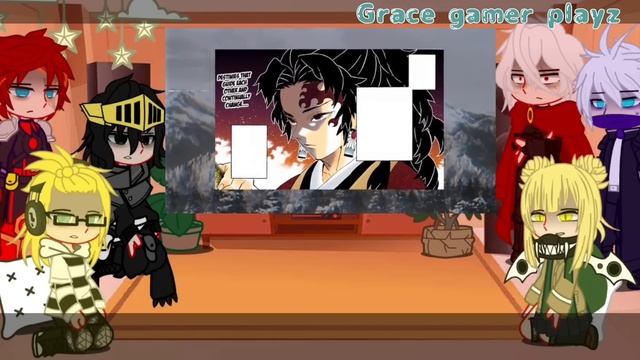 Pro Heroes & Villain React To Yoriichi Tsugikuni  || MHA/BNHA || Grace Gamer Playz