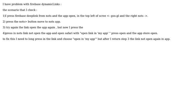 Firebase DynamicLinks not open after clicked ＜goo.gl button смотреть онлайн