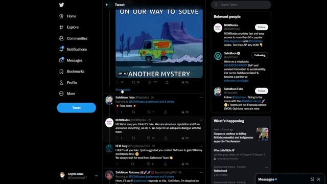 New SafeMoon Partner?