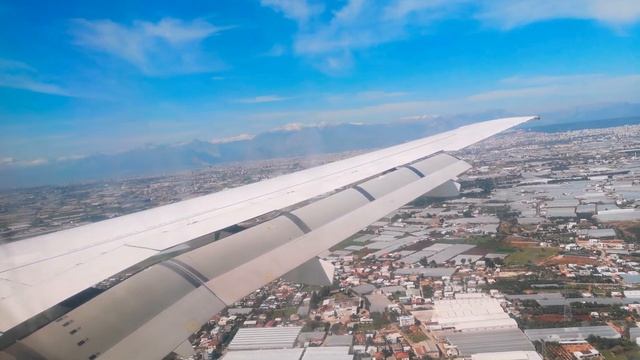 Посадка в Анталии (AYT) ИрАэро IO1801 SSJ-100 01.04.23 смотреть онлайн