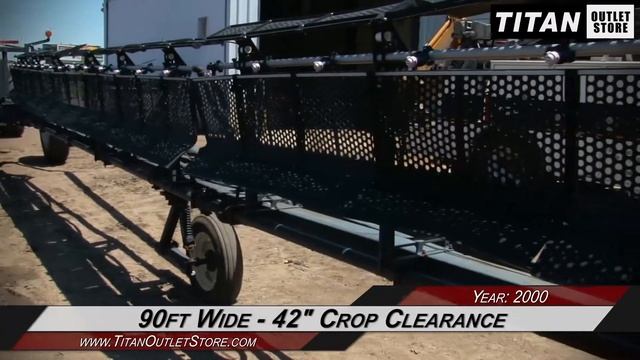 Flexi-Coil 67XL, 90', Wind Guards, 1000 Gal Tank Sprayer-Pull Type Sold on ELS! смотреть онлайн