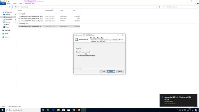 Anaconda Installation on Windows смотреть онлайн