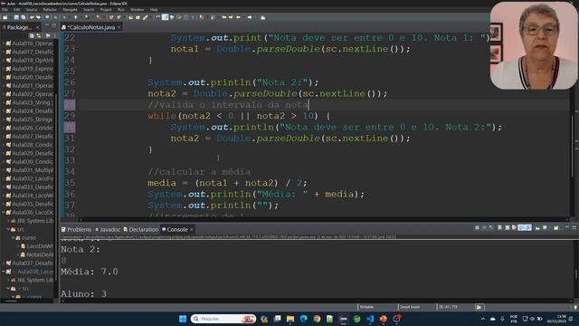 Aula 038 – ?Laços de Repetição Aninhados - Curso de Java para Iniciantes смотреть онлайн