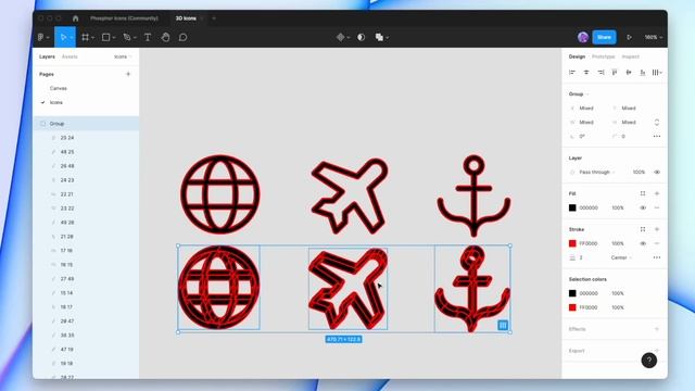 Create Flat 3D Icons in Figma смотреть онлайн
