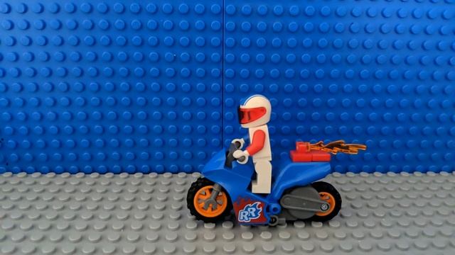 Lego Rocket Stunt Bike set 60298 stop motion build смотреть онлайн