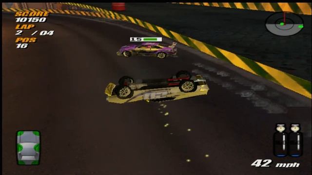 Destruction Derby Arenas * Gameplay [PS2] смотреть онлайн