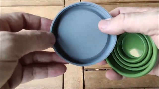 Teleskopinis sudedamas silikoninis puodelis 200ml, Silicone Folding Cup with lid, Складной стаканчи смотреть онлайн