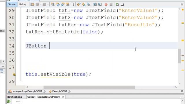 Example 5 Swing Calculator смотреть онлайн