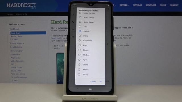 How to Change Ringtone in NOKIA 7.2 – Find Ringtone List смотреть онлайн