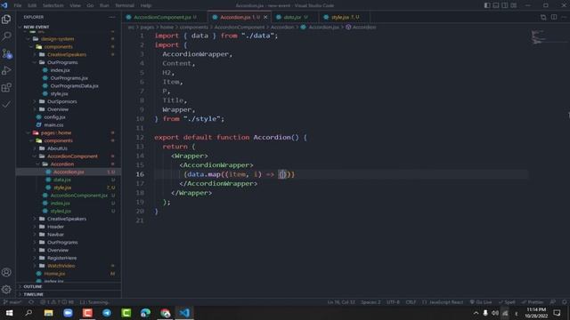 [ React JS Template 1] 28- Accordion смотреть онлайн